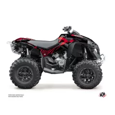   Karosszéria védő dekor matrica készlet Quad CAN-AM Kollector Piros Széria