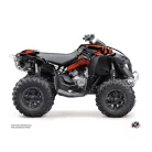 Karosszéria védő dekor matrica készlet Quad CAN-AM Kraft Piros Széria