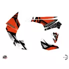 Karosszéria védő dekor matrica készlet Quad CAN-AM Kraft Piros Széria