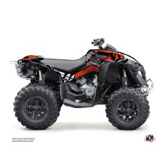   Karosszéria védő dekor matrica készlet Quad CAN-AM Kraft Piros Széria