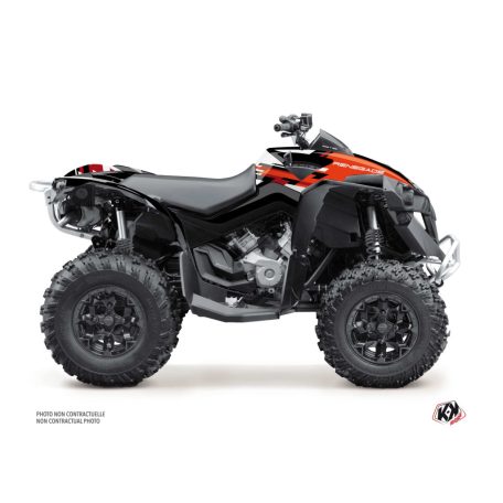 Karosszéria védő dekor matrica készlet Quad CAN-AM Lane Piros Széria