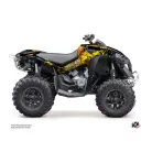 Karosszéria védő dekor matrica készlet Quad CAN-AM Leaf Sárga Széria