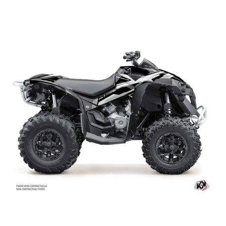 Karosszéria védő dekor matrica készlet Quad CAN-AM Spear Szürke Széria