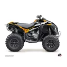 Karosszéria védő dekor matrica készlet Quad CAN-AM Spear Sárga Széria