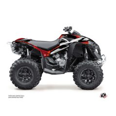   Karosszéria védő dekor matrica készlet Quad CAN-AM Spear Piros Széria