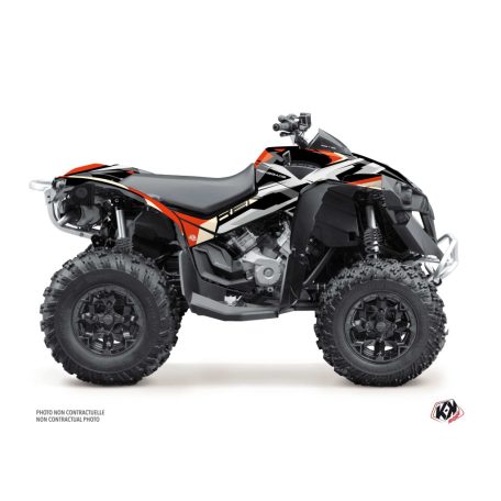 Karosszéria védő dekor matrica készlet Quad CAN-AM Spear Homokszínű Széria