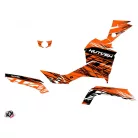 Karosszéria védő dekor matrica készlet Quad CF MOTO Eraser Narancs/Fekete Széria