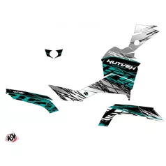   Karosszéria védő dekor matrica készlet Quad CF MOTO Eraser Szürke Széria