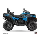 Karosszéria védő dekor matrica készlet Quad CF MOTO Stage Kék/Fekete Széria