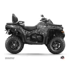 Karosszéria védő dekor matrica készlet Quad CF MOTO Camo Szürke Széria