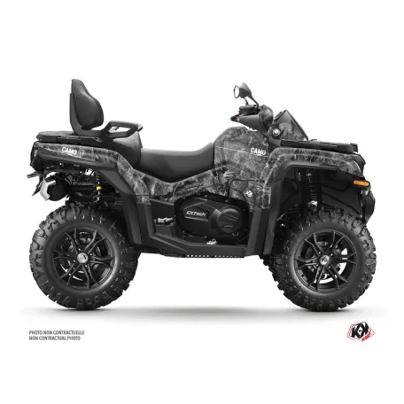 Karosszéria védő dekor matrica készlet Quad CF MOTO Camo Szürke Széria