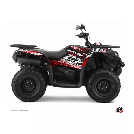 Karosszéria védő dekor matrica készlet Quad CF MOTO Eraser Piros/Fehér Széria