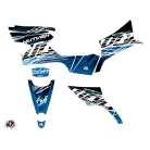 Karosszéria védő dekor matrica készlet Quad CF MOTO Eraser Kék/Fekete Széria