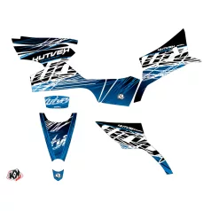   Karosszéria védő dekor matrica készlet Quad CF MOTO Eraser Kék/Fekete Széria