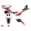   Karosszéria védő dekor matrica készlet Quad CF MOTO Stage Fekete/Piros Széria