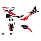 Karosszéria védő dekor matrica készlet Quad CF MOTO Stage Fekete/Piros Széria