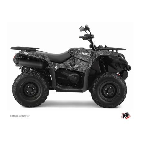 Karosszéria védő dekor matrica készlet Quad CF MOTO Camo Szürke Széria