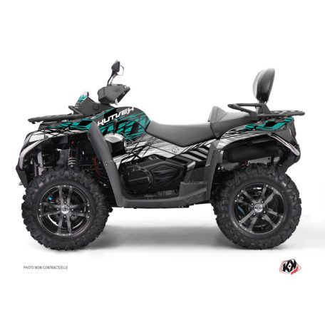Karosszéria védő dekor matrica készlet Quad CF MOTO Eraser Szürke Széria