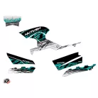 Karosszéria védő dekor matrica készlet Quad CF MOTO Eraser Szürke Széria