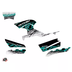   Karosszéria védő dekor matrica készlet Quad CF MOTO Eraser Szürke Széria