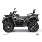 Karosszéria védő dekor matrica készlet Quad CF MOTO Predator Fekete Széria