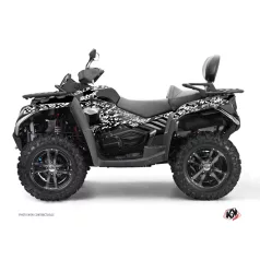   Karosszéria védő dekor matrica készlet Quad CF MOTO Predator Fekete Széria
