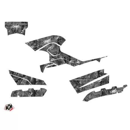 Karosszéria védő dekor matrica készlet Quad CF MOTO Camo Szürke Széria