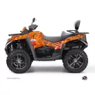 Karosszéria védő dekor matrica készlet Quad CF MOTO Camo Narancs Széria