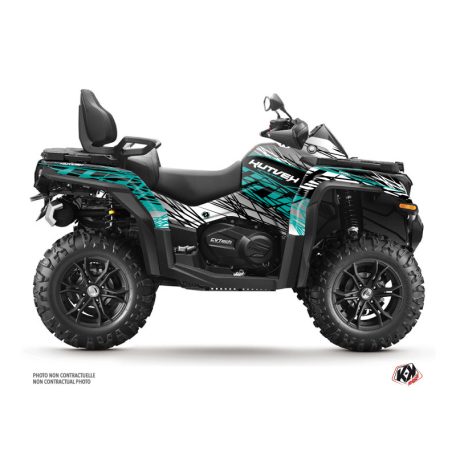 Karosszéria védő dekor matrica készlet Quad CF MOTO Eraser Szürke Széria