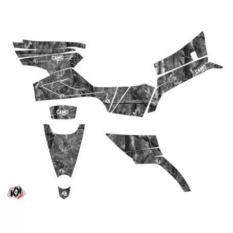 Karosszéria védő dekor matrica készlet Quad CF MOTO Camo Szürke Széria