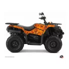 Karosszéria védő dekor matrica készlet Quad CF MOTO Camo Narancs Széria