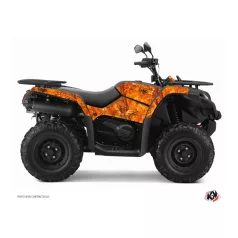   Karosszéria védő dekor matrica készlet Quad CF MOTO Camo Narancs Széria