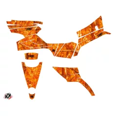   Karosszéria védő dekor matrica készlet Quad CF MOTO Camo Narancs Széria