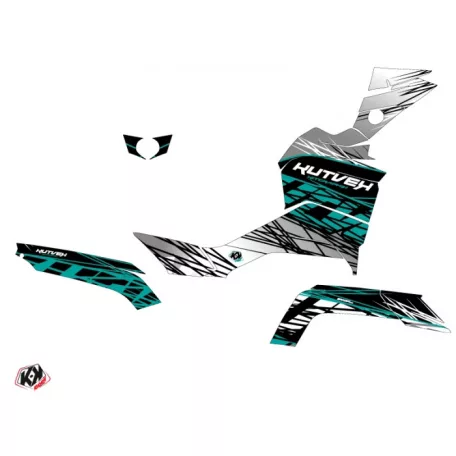 Karosszéria védő dekor matrica készlet Quad CF MOTO Eraser Szürke Széria