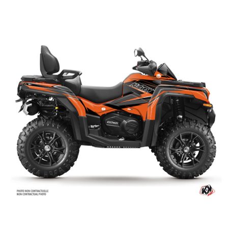 Karosszéria védő dekor matrica készlet Quad CF MOTO Stage Narancs Széria