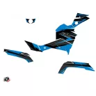 Karosszéria védő dekor matrica készlet Quad CF MOTO Stage Kék/Fekete Széria