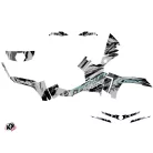 Karosszéria védő dekor matrica készlet Quad CF MOTO Brush Szürke Széria