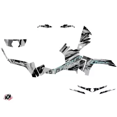   Karosszéria védő dekor matrica készlet Quad CF MOTO Brush Szürke Széria