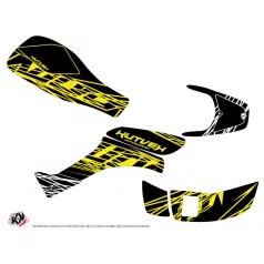   Karosszéria védő dekor matrica készlet Quad HONDA Eraser fluo Sárga Széria