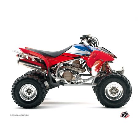 Karosszéria védő dekor matrica készlet Quad HONDA Stage Kék/Piros Széria