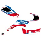 Karosszéria védő dekor matrica készlet Quad HONDA Stage Kék/Piros Széria