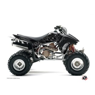  Karosszéria védő dekor matrica készlet Quad HONDA Zombies dark Fekete Széria