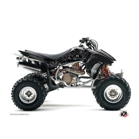 Karosszéria védő dekor matrica készlet Quad HONDA Zombies dark Fekete Széria