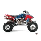 Karosszéria védő dekor matrica készlet Quad HONDA Freegun eyed Piros Széria