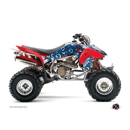Karosszéria védő dekor matrica készlet Quad HONDA Freegun eyed Piros Széria