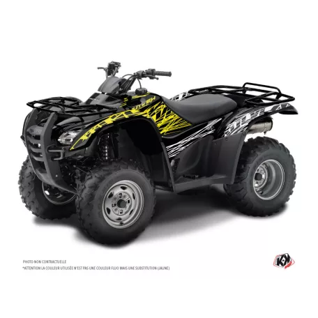 Karosszéria védő dekor matrica készlet Quad HONDA Eraser fluo Sárga Széria