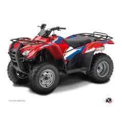   Karosszéria védő dekor matrica készlet Quad HONDA Stage Kék/Piros Széria