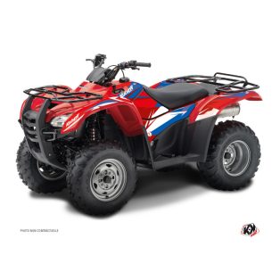   Karosszéria védő dekor matrica készlet Quad HONDA Stage Kék/Piros Széria