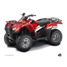 Karosszéria védő dekor matrica készlet Quad HONDA Stage Fekete/Piros Széria