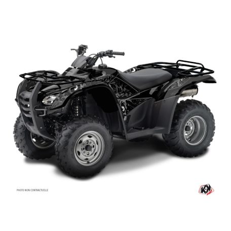 Karosszéria védő dekor matrica készlet Quad HONDA Zombies dark Fekete Széria